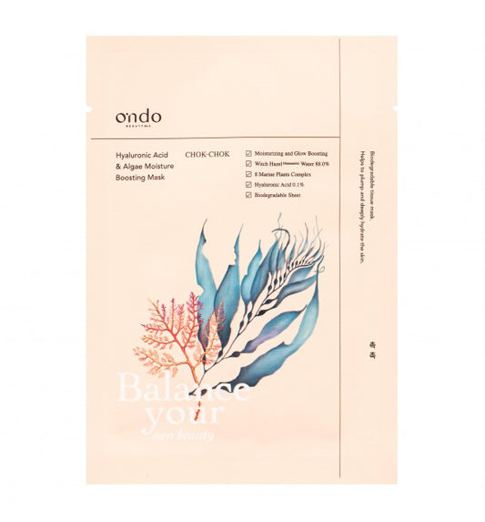 Hyaluronic Acid & Algae Moisture Boosting Mask Chok-chok
